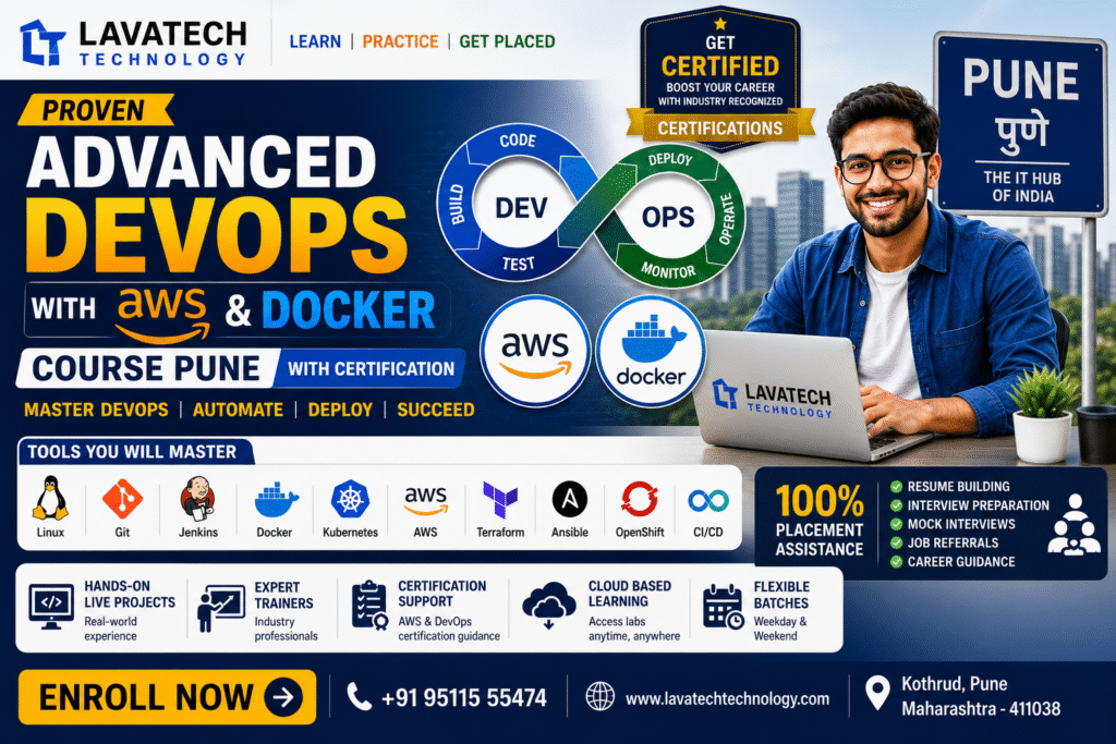 Proven Advanced DevOps with AWS and Docker Course Pune with Certification 2026