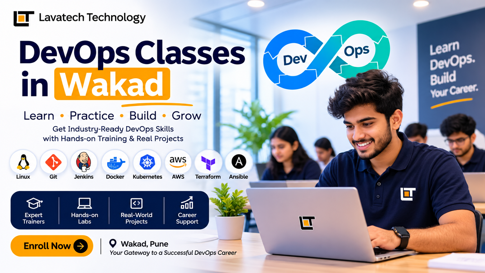 DevOps classes in Wakad at Lavatech Technology